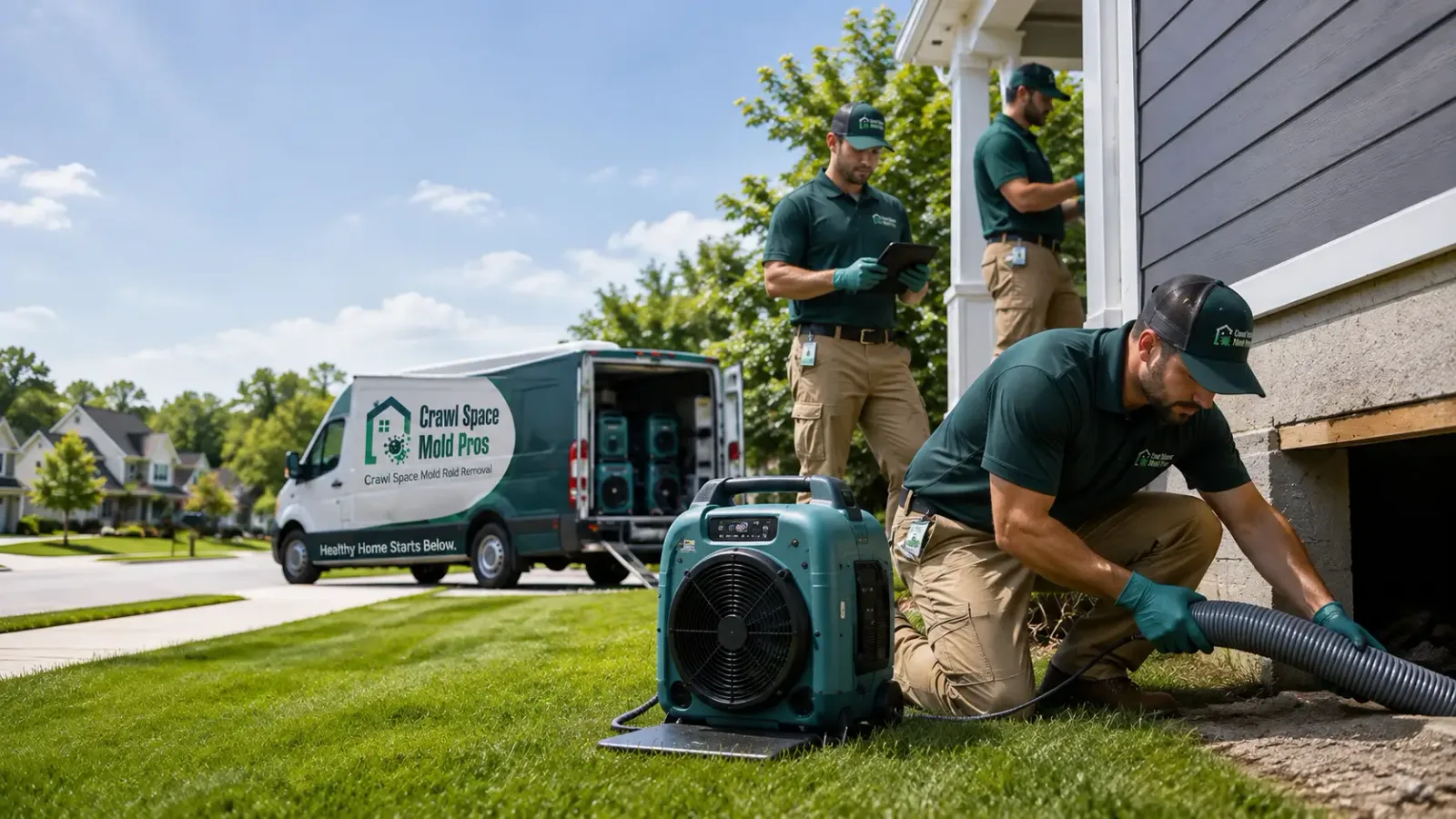 Crawl Space Mold Removal in Creola, OH